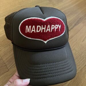 Madhappy Heart Boucle Trucker Hat - Brown